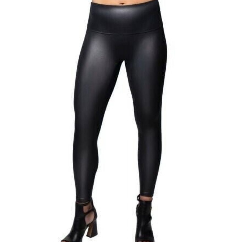 Jane & Bleecker Black Faux Leather Leggings‎